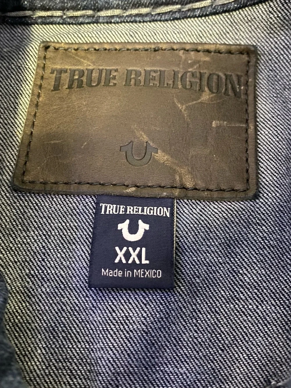 Dark Blue Denim Jean jacket true religion